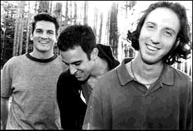 this is the best photo of guster, ever. i went to great lengths to track this sucker down. you should be thanking me. (only joking...) l to r: adam, brian, ryan.